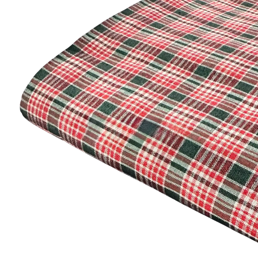 Highland Small Check Punjabi Parna - Cotton Dabbi Parna