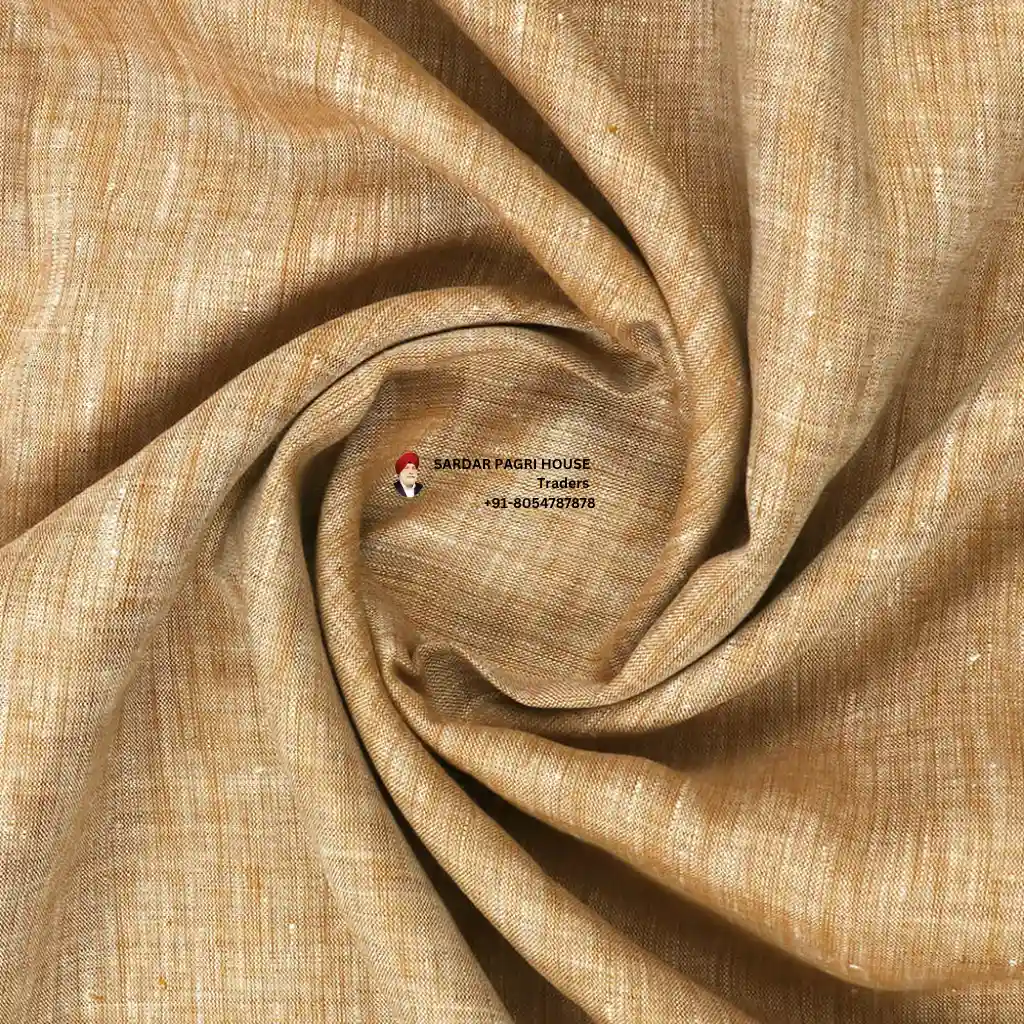 Sandal Irish Color Pure Linen Plain Shirt Fabric