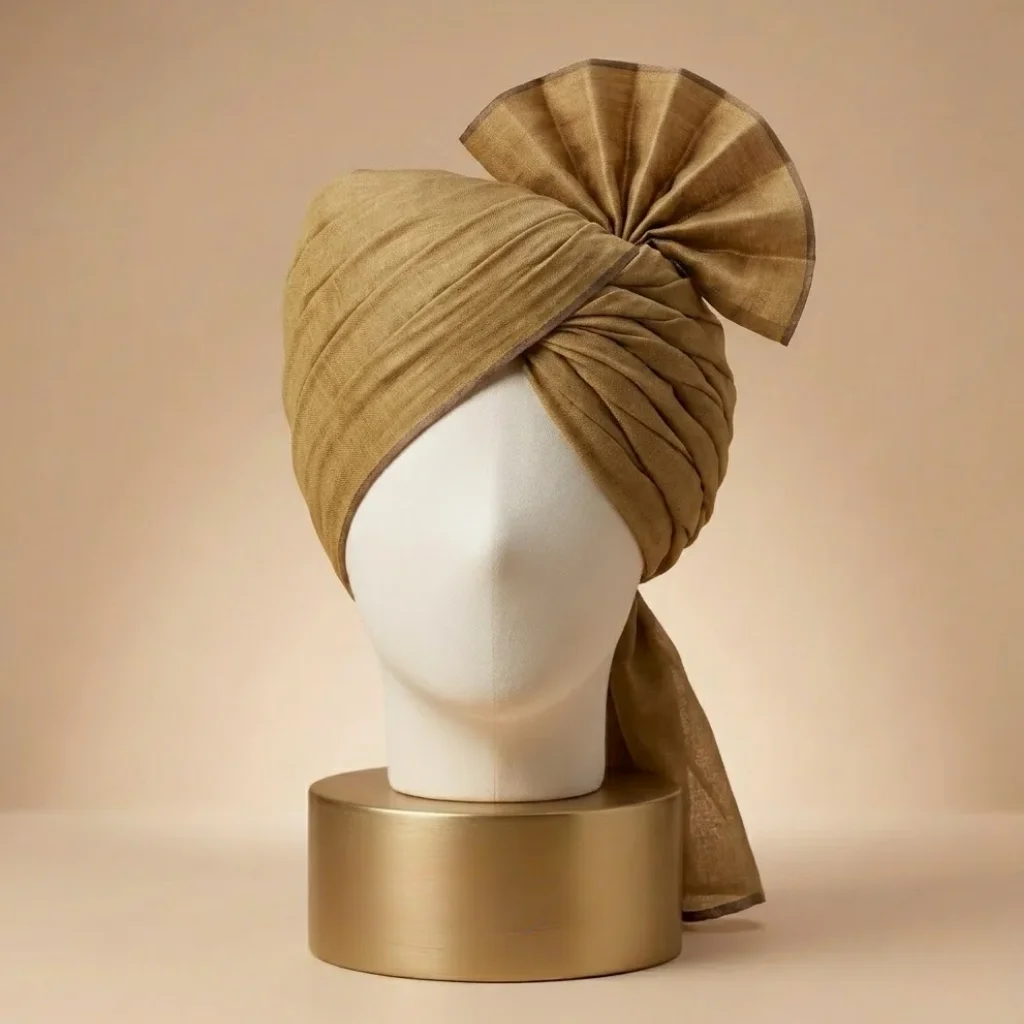 5-meter-camel-brown-tissue-hindu-wedding-turban