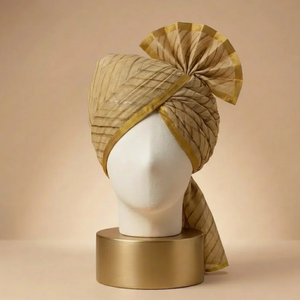 5-meter-golden-printed-tissue-hindu-wedding-turban