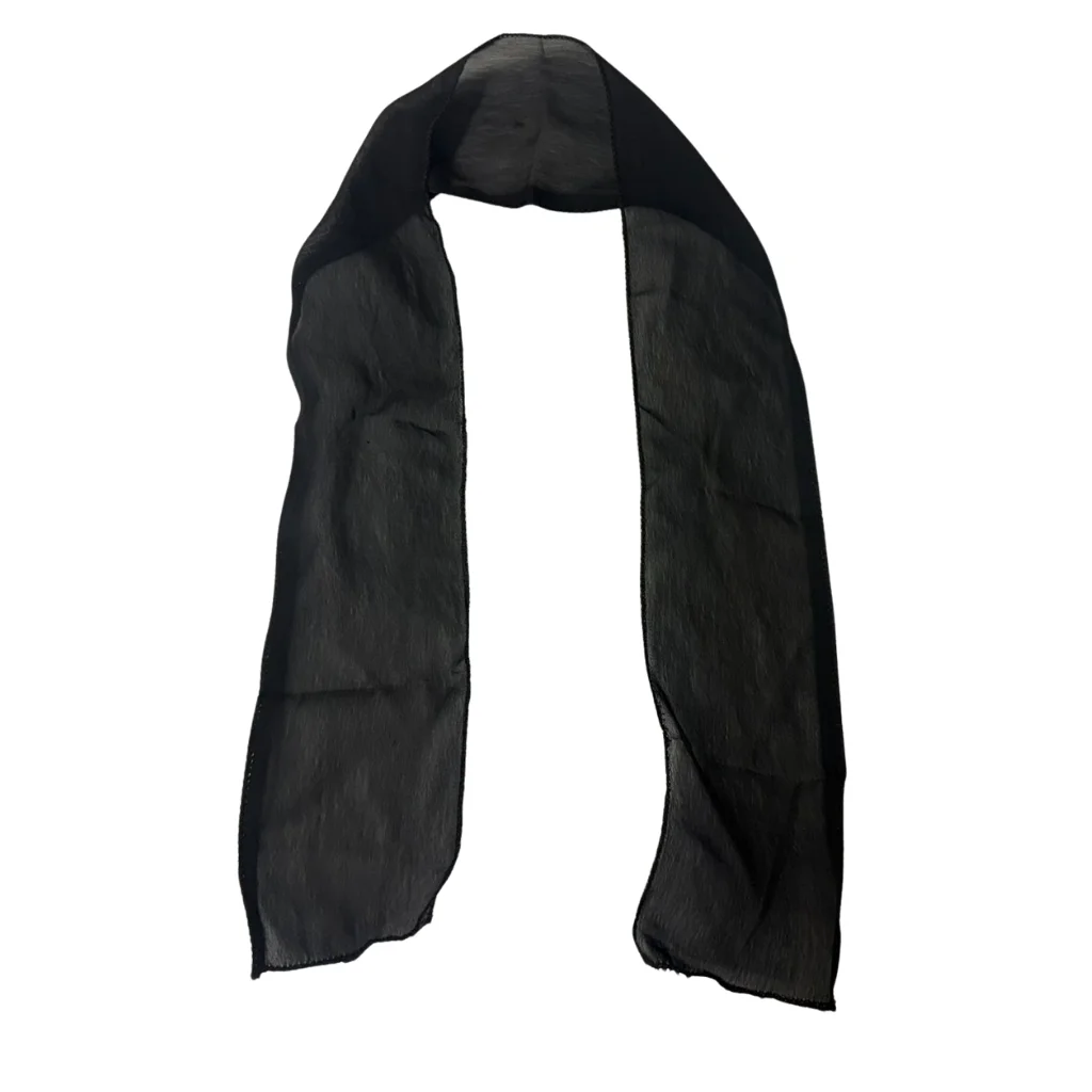 Black Georgette Thatha - Set of 6