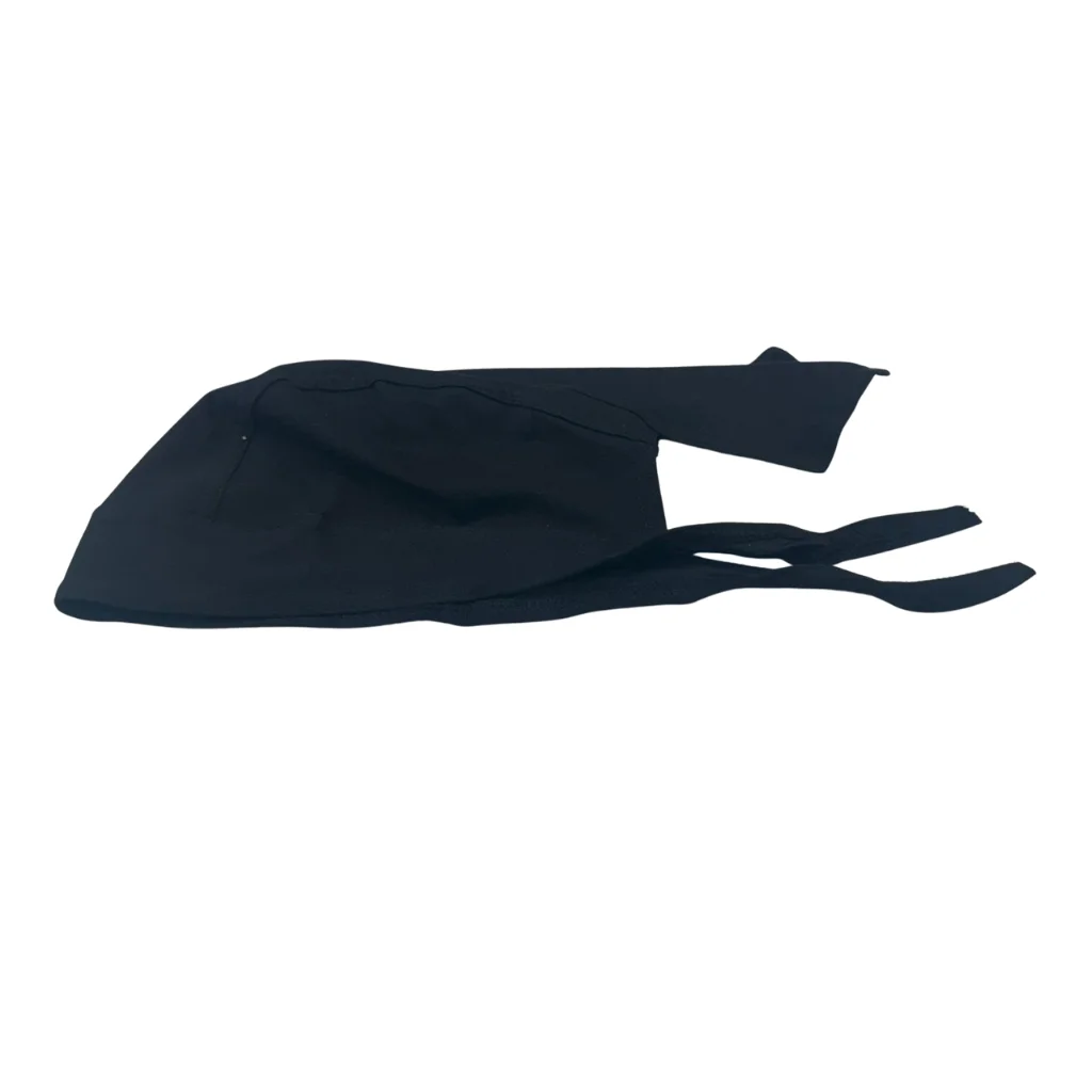 Black Non Stretchable Two Knot Denim Patka - Set of 3