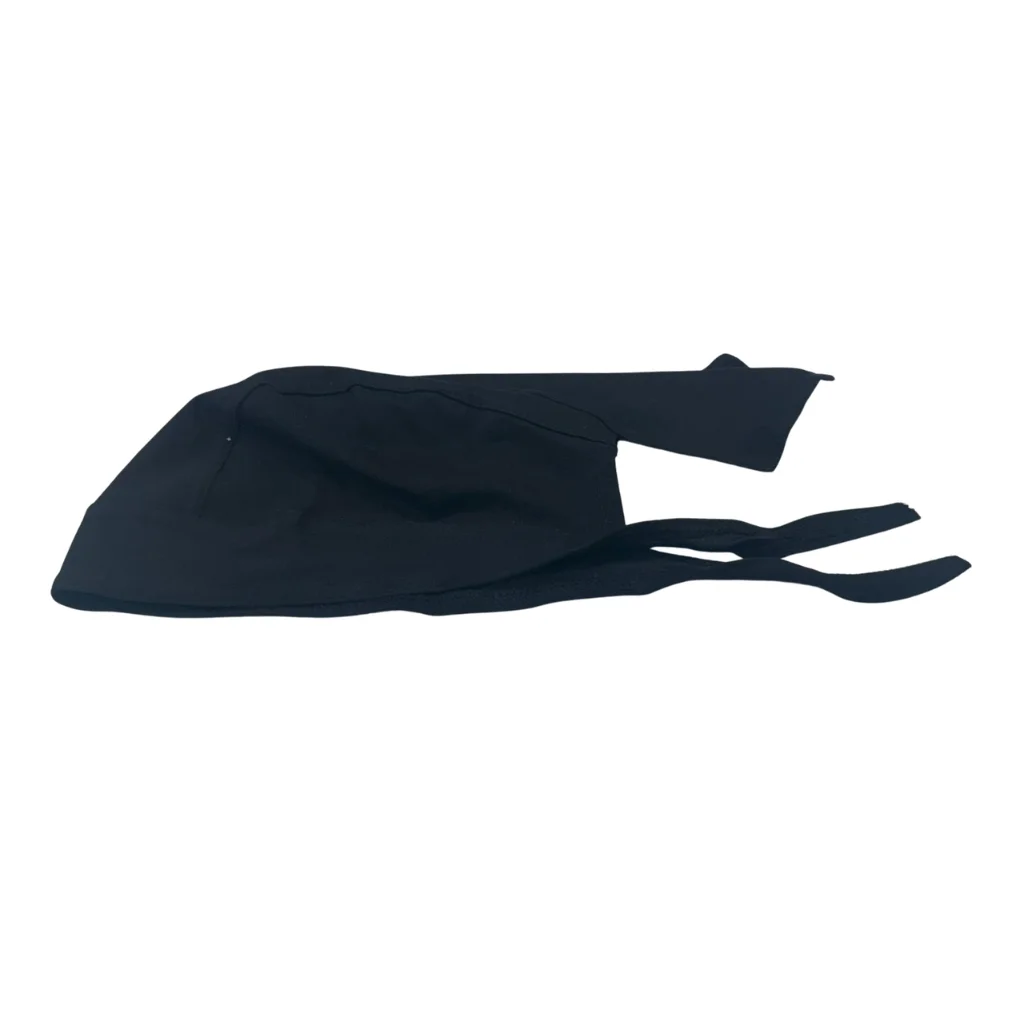 Black Stretchable Two Knot Denim Patka - Set of 3