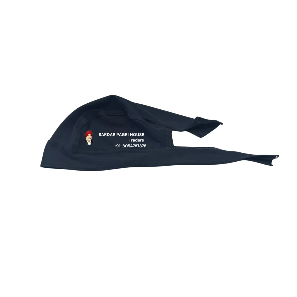 Black Stretchable Two Knot Denim Patka