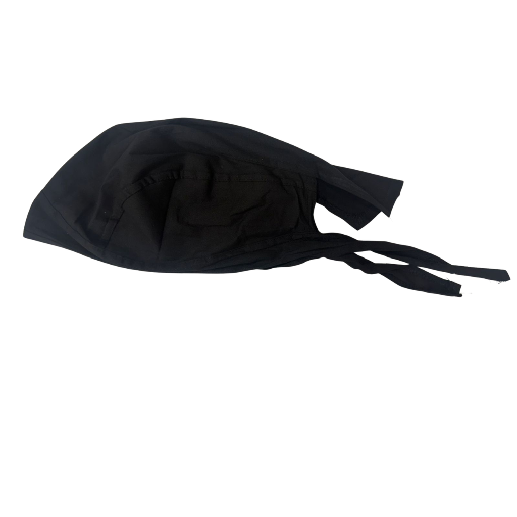 Black Thin Cotton Two Knot Cotton Patka - Set of 3