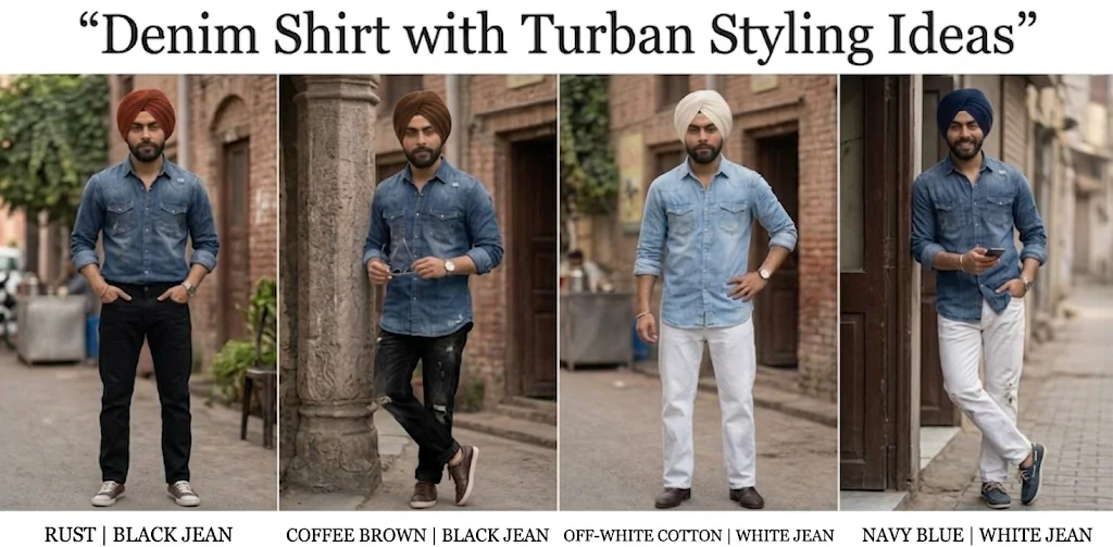 denim-shirt-with-turban-styling-ideas